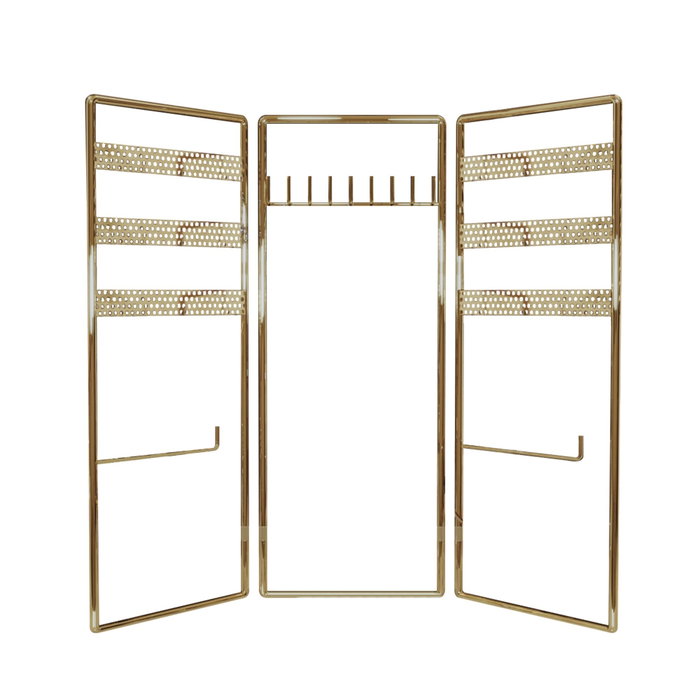 Aberto Design Organizador de Joyas de Pie Dorado